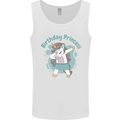 Birthday Princess Unicorn 4th 5th 6th 7th 8th Mens Vest Tank Top White