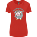 Birthday Princess Unicorn 4th 5th 6th 7th 8th Womens Wider Cut T-Shirt Red