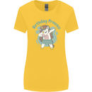 Birthday Princess Unicorn 4th 5th 6th 7th 8th Womens Wider Cut T-Shirt Yellow