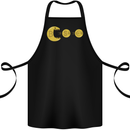 Bitcoin Monster Cypto Cryptocurrency Money Cotton Apron 100% Organic Black