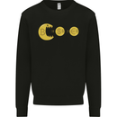 Bitcoin Monster Cypto Cryptocurrency Money Mens Sweatshirt Jumper Black