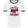 I've Seen Mothman Mens Ringer T-Shirt White/Black