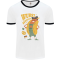 Oktoberfest Hotdog Wurst Behaved Mens Ringer T-Shirt White/Black