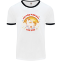 Unicorn Im Too Magical For You Mens Ringer T-Shirt White/Black