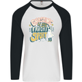 Ghosting Sport Funny Anti Valentines Day Mens L/S Baseball T-Shirt White/Black