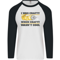 Arts and Crafts Funny Crafty Art Artist Mens L/S Baseball T-Shirt White/Black