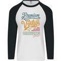 Aged to Perfection 78th Birthday 1945 Mens L/S Baseball T-Shirt White/Black