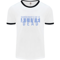 Schrodingers Cat Dead Alive Mens Ringer T-Shirt White/Black