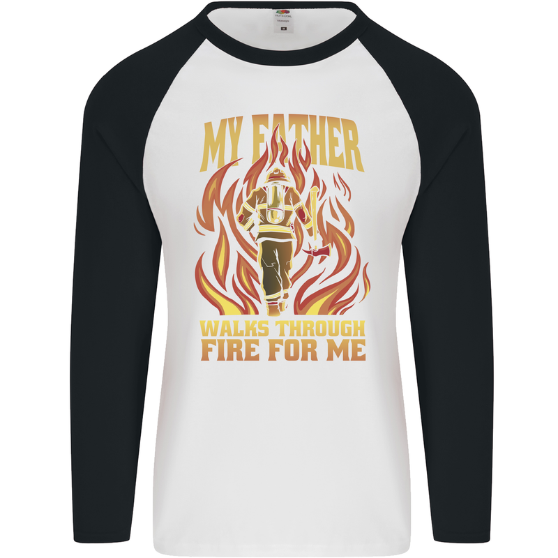 In Love With Mary Jane Funny Weed Mens L/S Baseball T-Shirt White/Black