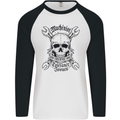 Machinist I Have Tolerance Issues Mens L/S Baseball T-Shirt White/Black