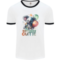 Birthday Cutie Koala 3rd 4th 5th 6th 7th 8th Mens Ringer T-Shirt White/Black