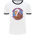Hippidy Hoppidy Get Off My Property Gun Rights Mens Ringer T-Shirt White/Black