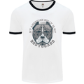 My American Bully is My Bodyguard Dog Mens Ringer T-Shirt White/Black