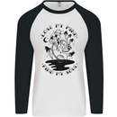 Lose My Mind Funny Magic Mushrooms Drugs Mens L/S Baseball T-Shirt White/Black