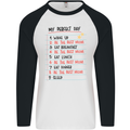 My Perfect Day Be The Best Mom Mother's Day Mens L/S Baseball T-Shirt White/Black