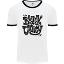 Black Unity Black Lives Matter Juneteenth Mens Ringer T-Shirt White/Black