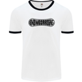 Snowboarding Snow Board Snowboarder Mens Ringer T-Shirt White/Black