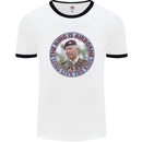 King Airborne Mens Ringer T-Shirt White/Black