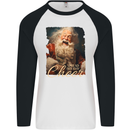 Spread Holiday Cheer Christmas Santa Xmas Mens L/S Baseball T-Shirt White/Black