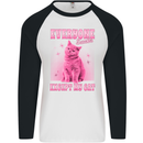 Everyone Sucks Except My Cat Mens L/S Baseball T-Shirt White/Black