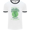 Genealogy Its All Relative Funny DNA Ancestry Mens Ringer T-Shirt White/Black
