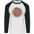 Mechanic Real Men Smell Like Diesel Mens L/S Baseball T-Shirt White/Black