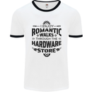 Romantic Walks Hardware Store Tradesman DIY Mens Ringer T-Shirt White/Black