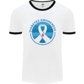 World Diabetes Day Awareness Mens Ringer T-Shirt White/Black