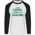 I Dont Snore I Dream Tractor Farmer Farming Mens L/S Baseball T-Shirt White/Black