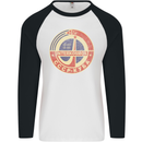 INTERKOSMOS Logo CCCP  Soviet Space USSR Mens L/S Baseball T-Shirt White/Black