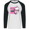 Women Empowerment Feminism Feminist Mens L/S Baseball T-Shirt White/Black