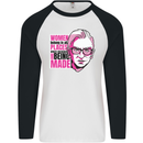 Women Empowerment Feminism Feminist Mens L/S Baseball T-Shirt White/Black