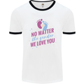 No Matter the Gender New Baby Pregnancy Pregnant Mens Ringer T-Shirt White/Black