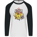 Heavy Metal Chemistry Periodic Table Mens L/S Baseball T-Shirt White/Black