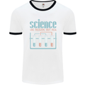 Science Like Religion Atheist Atheism Evolution Mens Ringer T-Shirt White/Black