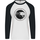 Viking a Wolf of Odin Than a Lamb of God Mens L/S Baseball T-Shirt White/Black