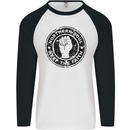 Northern Soul Keeping the Faith Mens L/S Baseball T-Shirt White/Black
