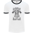 German Viking Mens Ringer T-Shirt White/Black