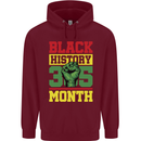 Black History Month Lives Matter African Childrens Kids Hoodie Maroon