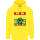 Black History Month Lives Matter African Childrens Kids Hoodie Yellow