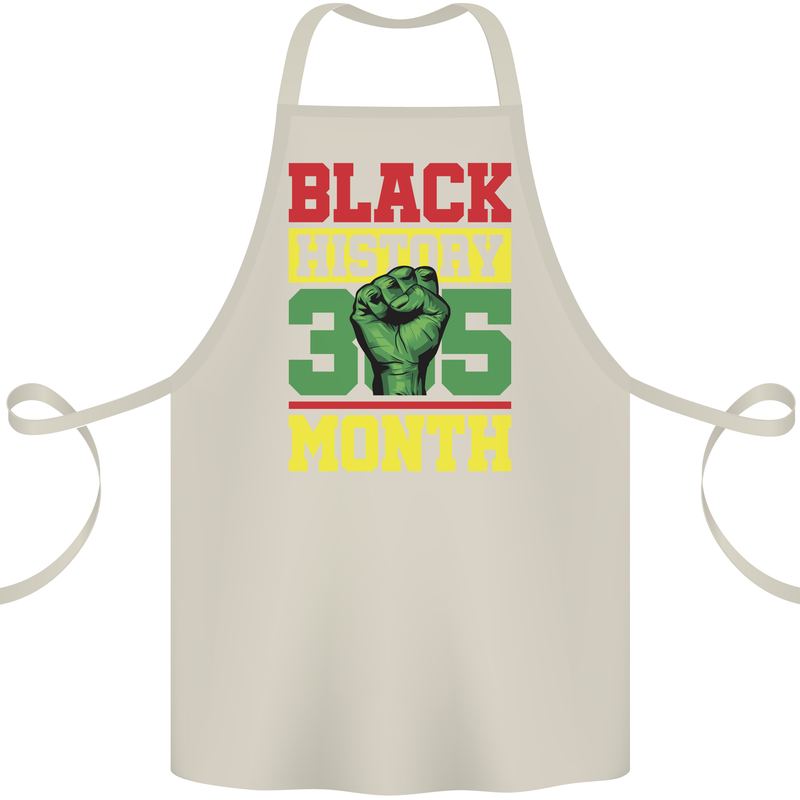 Black History Month Lives Matter African Cotton Apron 100% Organic Natural