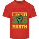 Black History Month Lives Matter African Kids T-Shirt Childrens Red