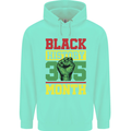 Black History Month Lives Matter African Mens 80% Cotton Hoodie Peppermint