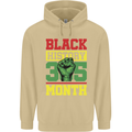 Black History Month Lives Matter African Mens 80% Cotton Hoodie Sand
