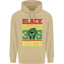 Black History Month Lives Matter African Mens 80% Cotton Hoodie Sand