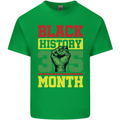 Black History Month Lives Matter African Mens Cotton T-Shirt Tee Top Irish Green