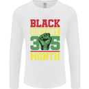 Black History Month Lives Matter African Mens Long Sleeve T-Shirt White