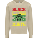 Black History Month Lives Matter African Mens Sweatshirt Jumper Sand