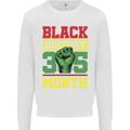 Black History Month Lives Matter African Mens Sweatshirt Jumper White