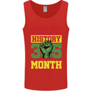 Black History Month Lives Matter African Mens Vest Tank Top Red
